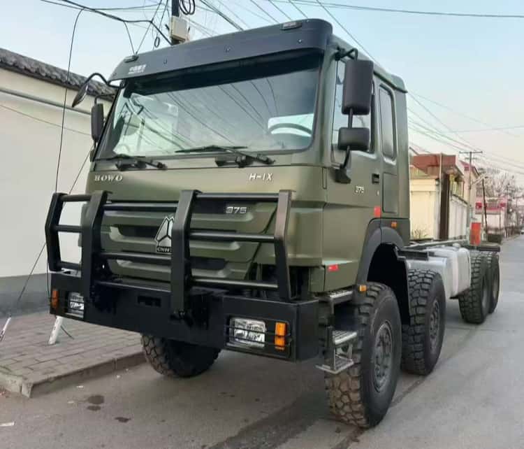 Reman Chassis Truck Sinotruk 375 8x4 for Sale 